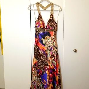 Blondie nites animal print dress